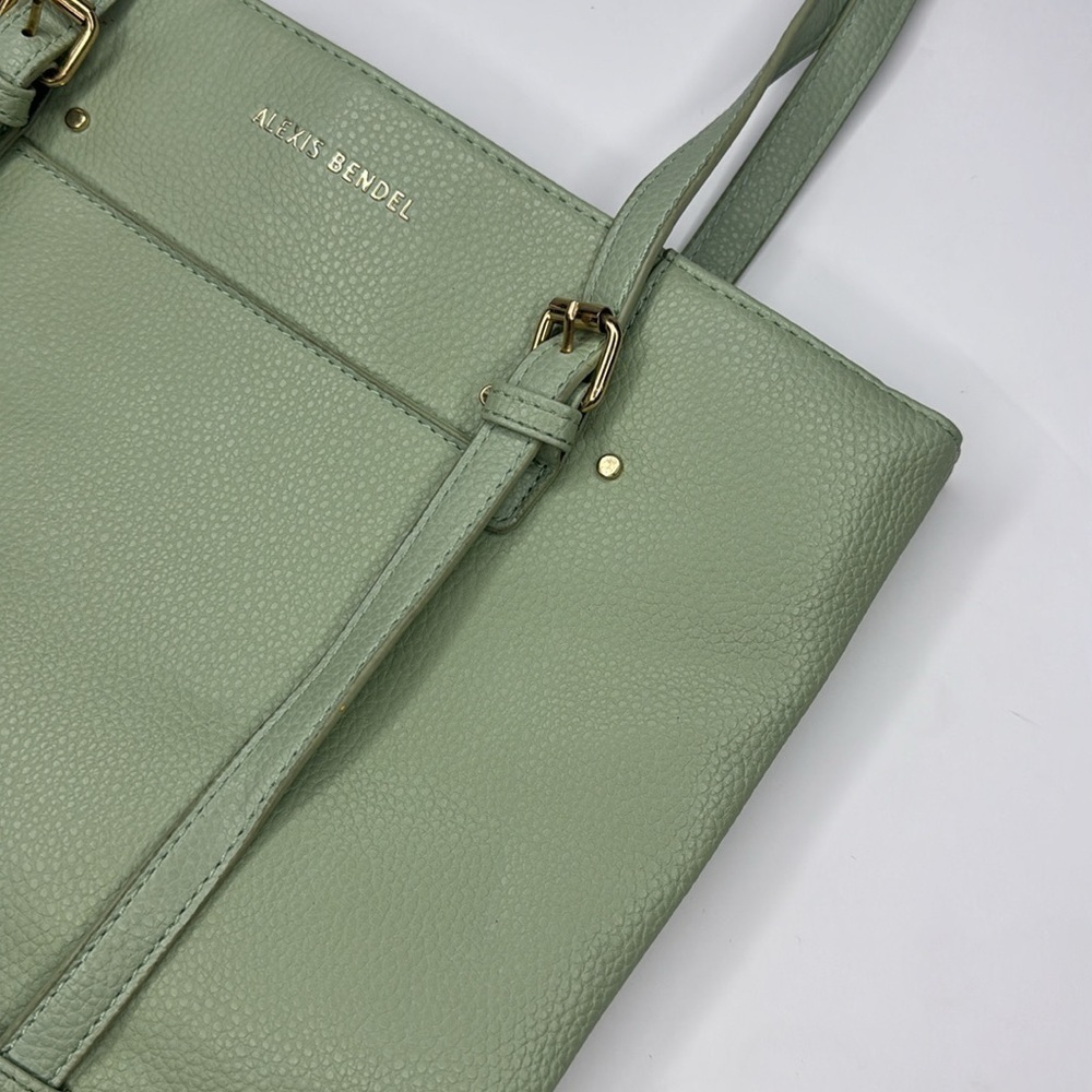 Alexis Bendel Sage Women’s Vegan Leather Chic Tote Everyday Handbag Purse - Picture 3 of 9